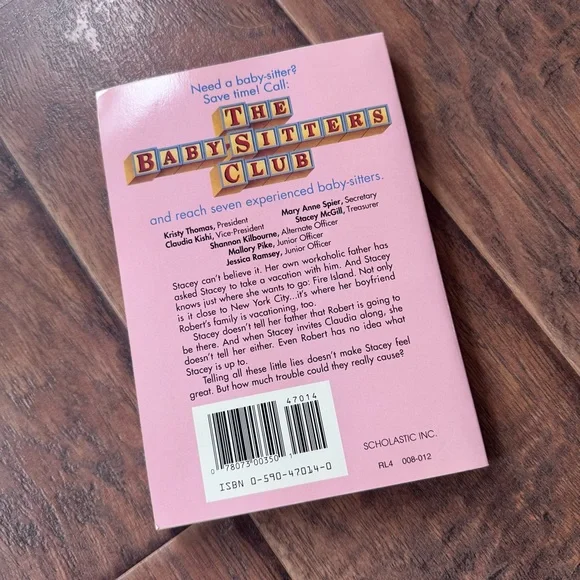 Vintage 1994 version of The Baby-Sitters Club Stacey’s Lie #76 - Picture 2 of 2